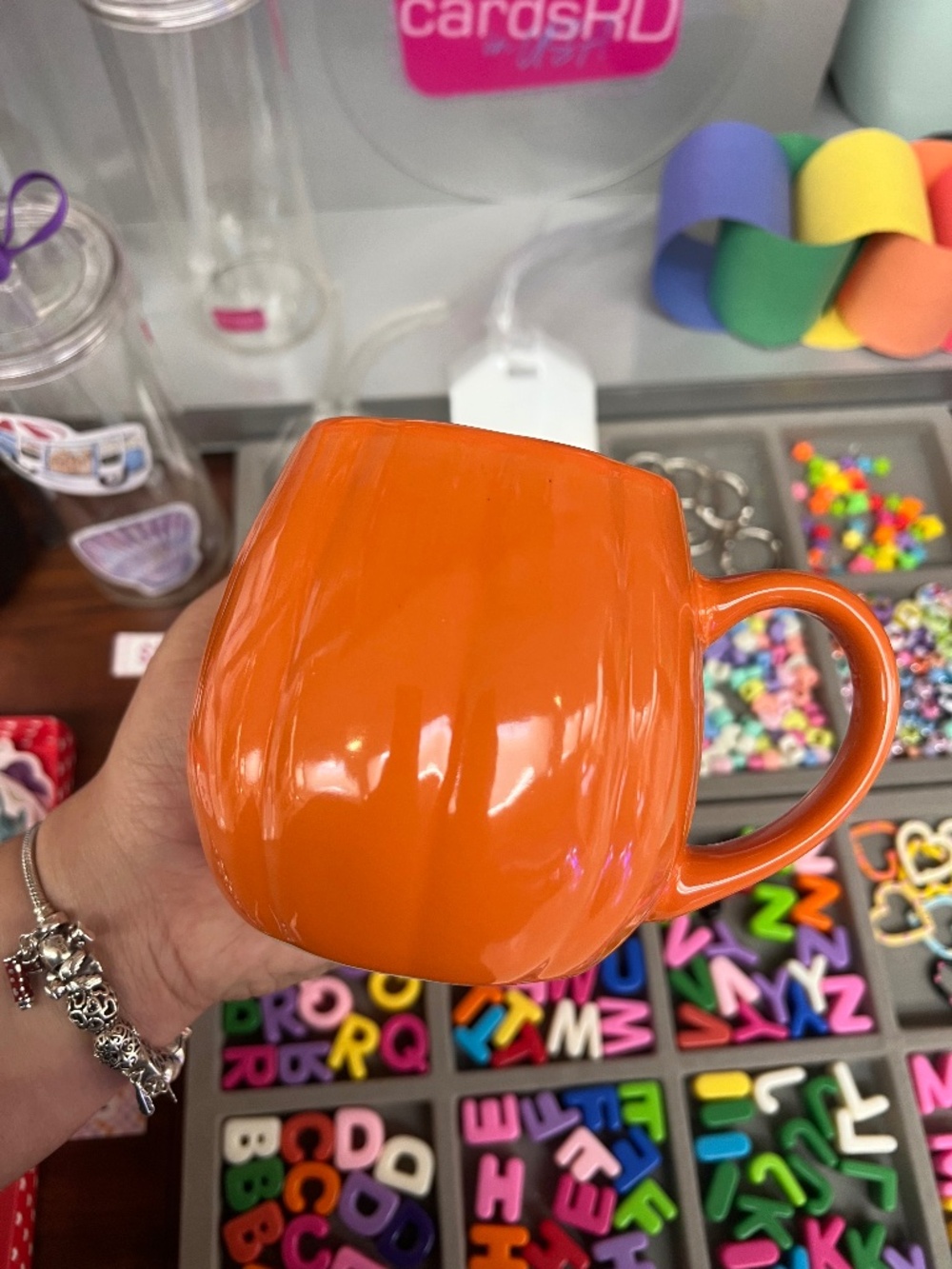 Pumpkin mug orange